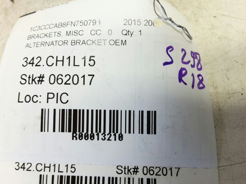 20152016 CHRYSLER 200 ALTERNATOR BRACKET eBay
