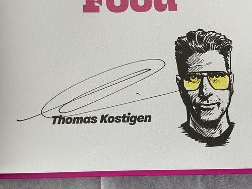 Robert Downey Jr. Cool Food Signed Copy Autographed Hardcover Book Iron Man - Picture 4 of 6