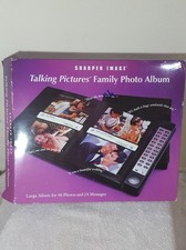 Sharper Image Talking Picture Family Photo Album 96 Photos 24 Messages
