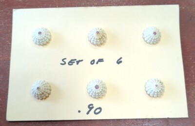 Unique Vintage Set of Mid Century Buttons Estate Find Art Deco Very Stylish