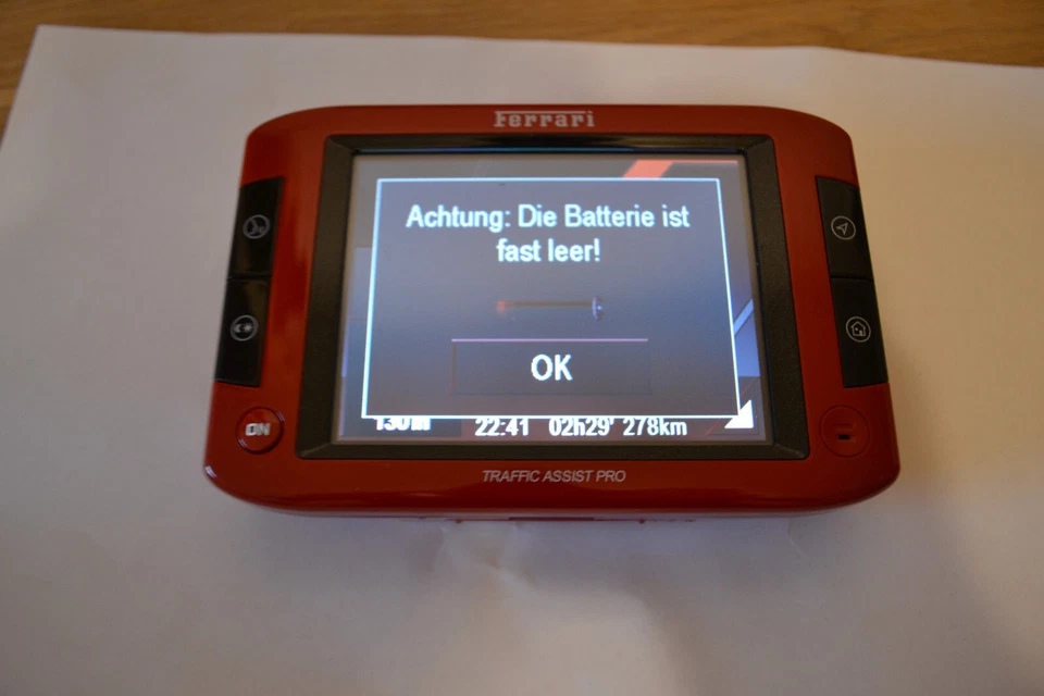 Ferrari Becker Traffic Assist Pro Navigation 7929 rot - TOP -RARITÄT - Bild 2 von 3