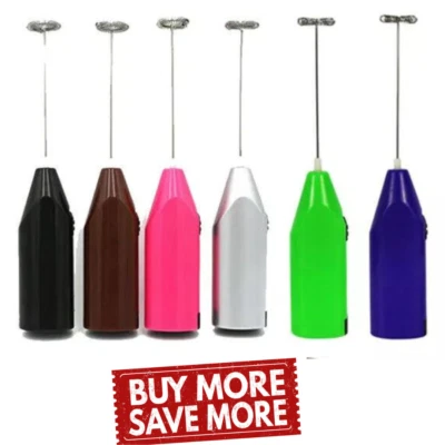Handheld Milk Frother Frothy Coffee Electric Whisk Mixer Mini Kitchen Beater Egg
