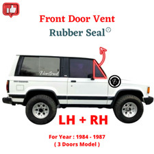 Pair Isuzu Trooper Bighorn 3d Model 1984-1987 Front Door Vent Rubber Seal Pair Isuzu Trooper Bighorn 3d Model 1984-1987 Front Door Vent Rubber Seal