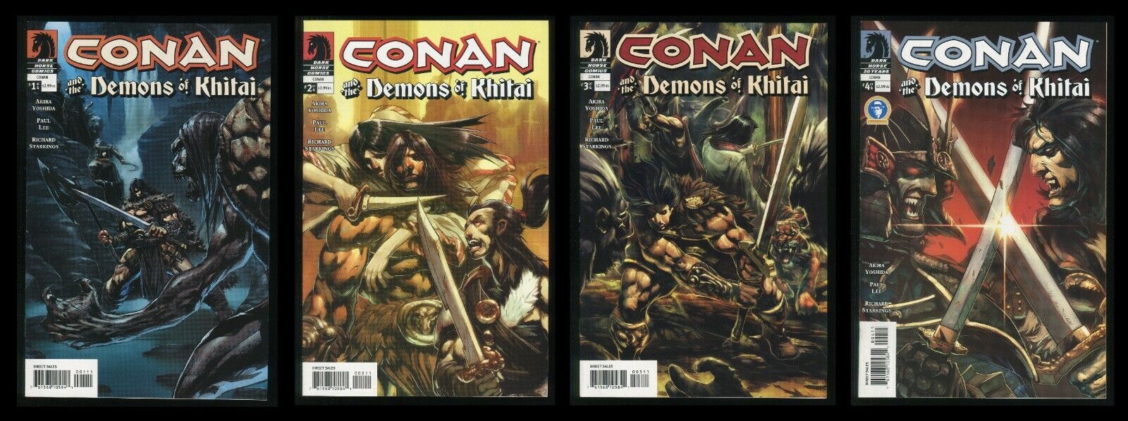 Conan and the Demons of Khitai Comic Set 1-2-3-4 Lot Conan 24 advertisement King