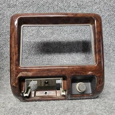 98-02 Passport Rodeo Interior Radio Dash Trim Bezel Woodgrain OEM