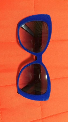 Occhiali Da Sole Donna Lapo Italia Independent Blu Usato Velluto Velvet  Effect | eBay
