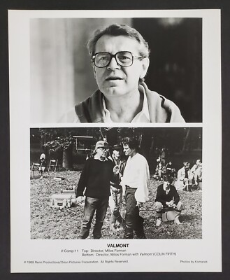 1989 Valmont Colin Firth Milos Forman Movie Still Vintage Promo Photo