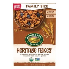 Nature's Path Organic Heritage Flakes Multigrain Cereal, 33.5 oz Box