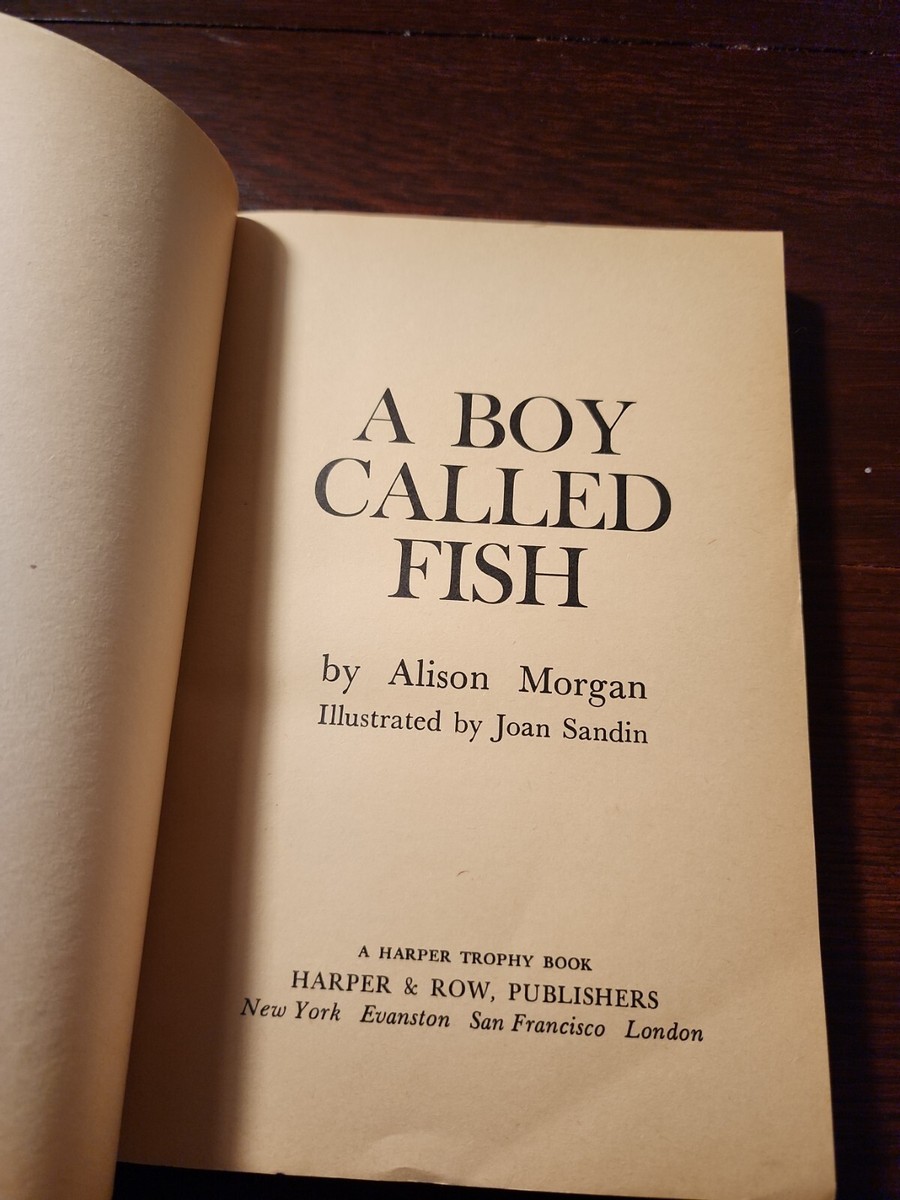 A Boy Called Fish by Alison Morgan 1973 A Harper Trophy Book SC