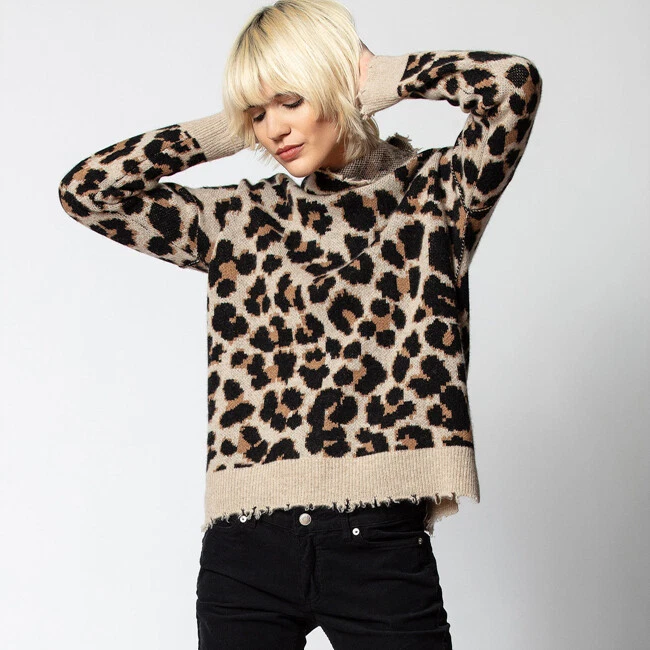 Leopard 2025 cashmere sweater