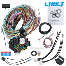 LABLT Universal 21 Circuit Wiring Harness X-long wires For Chevy Ford Hotrods