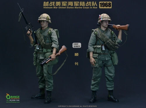 QORANGE QOTOYS Vietnam War USMC in Hue 1968 Clothes & Equipment Accessory 1/6 - Picture 2 of 9