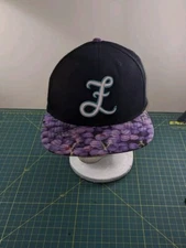 FULLY LACED X GRAPES SNAPBACK HAT VINTAGE FABRIC CAP NWOT