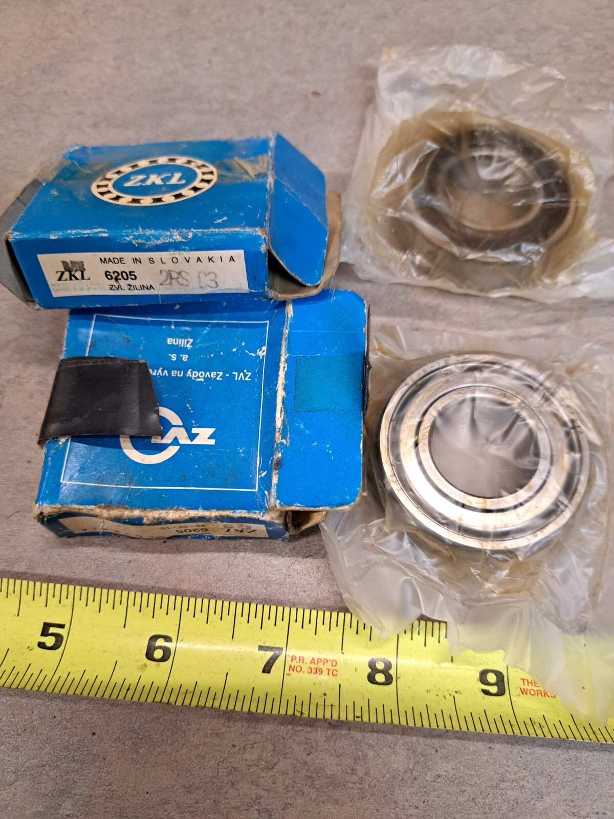 Lot of 2 SKL 6205 Bearings Made in Slovakia | eBay