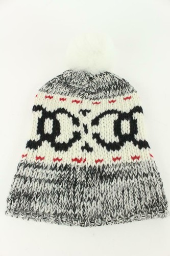 Chanel Black x White x Red CC Pom Pom 