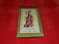 VINTAGE PLAYING CARD DECK LA MODE ILLUSTREE HUDRE JACOB PARIS IN ORIGINAL BOX