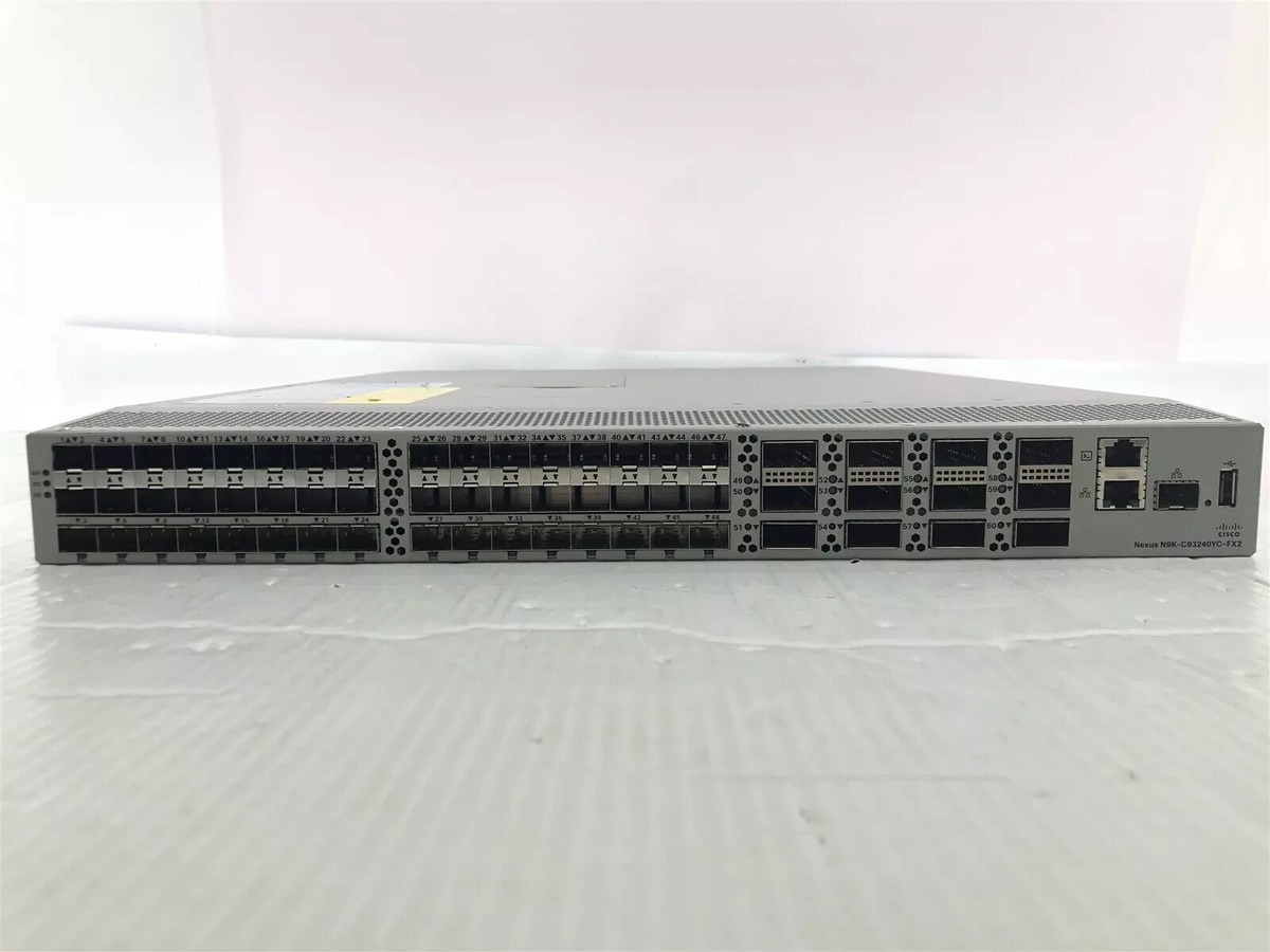 Dir※さま専用 Cisco N9K-C93240YC-FX2 Nexus 9300 with 48p 10/25G SFP+ and 12p