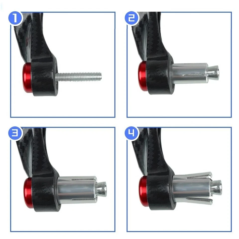 Motorcycle Brake Clutch Levers Protector Guard Part For KAWASAKI NINJA ZX6R ZX9R - Изображение 3 из 4