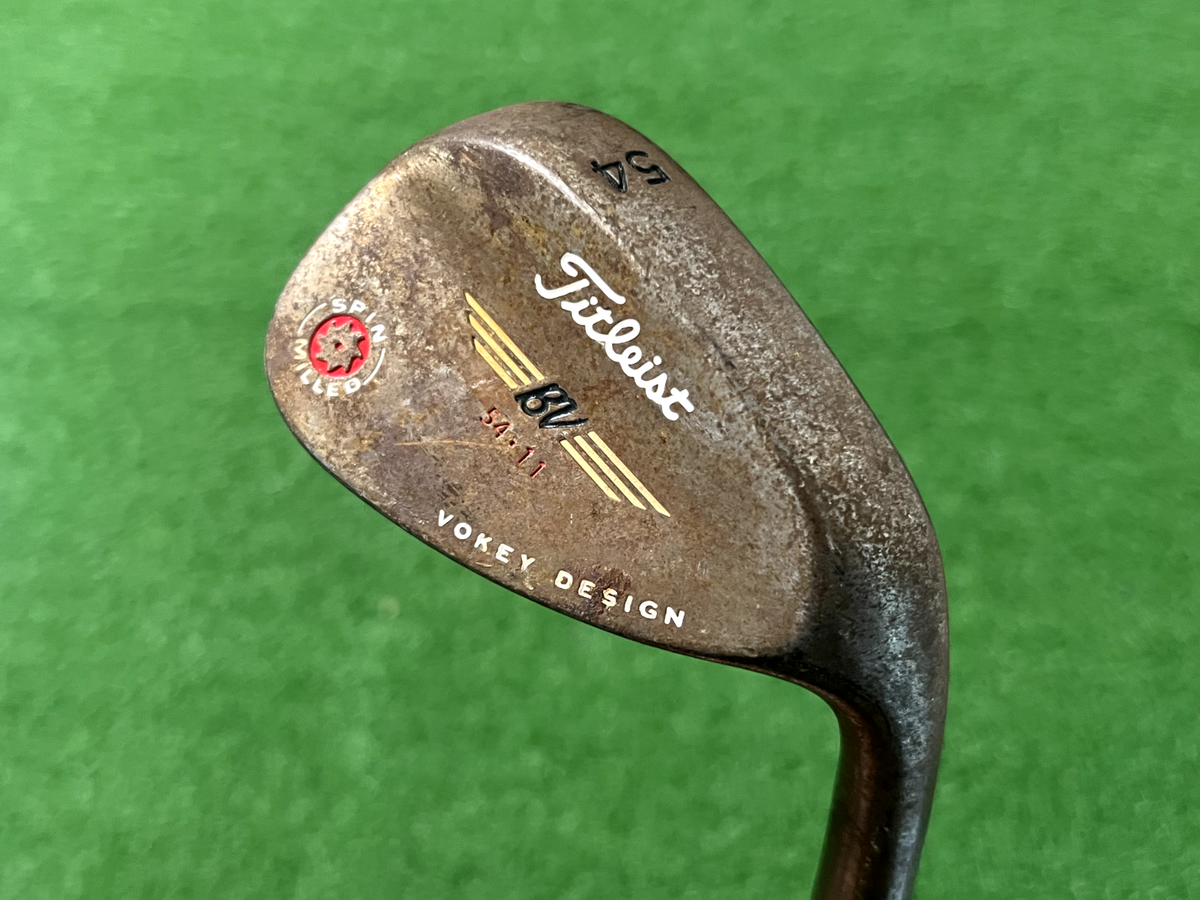 Titleist Golf Vokey Design Spin Milled Raw 54* Wedge 54-11 Titleist Golf Vokey Design Spin Milled Raw 54* Wedge 54-11