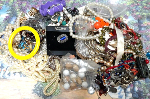 Junk Jewelry Lot - image 1