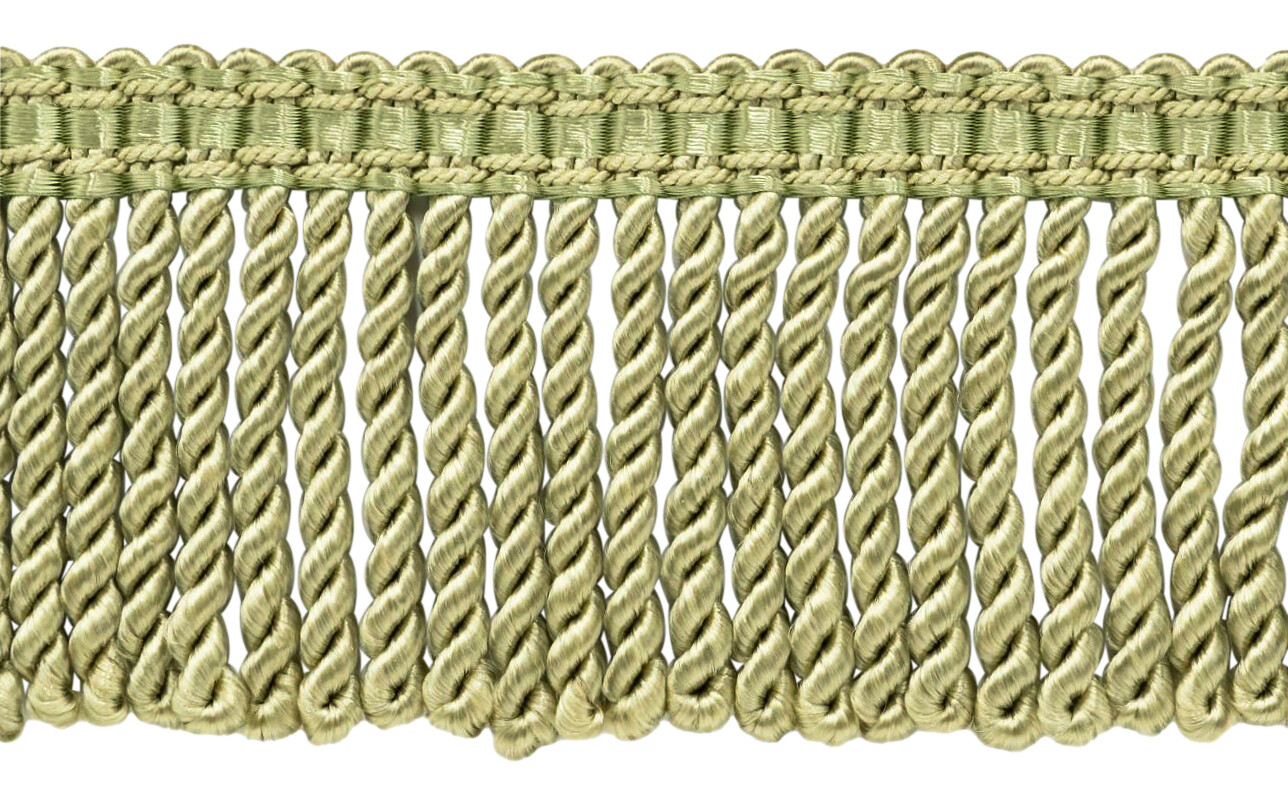 Green Mist / 3"" Bullion Fringe / Decorative Gimp Design / 5 Yards