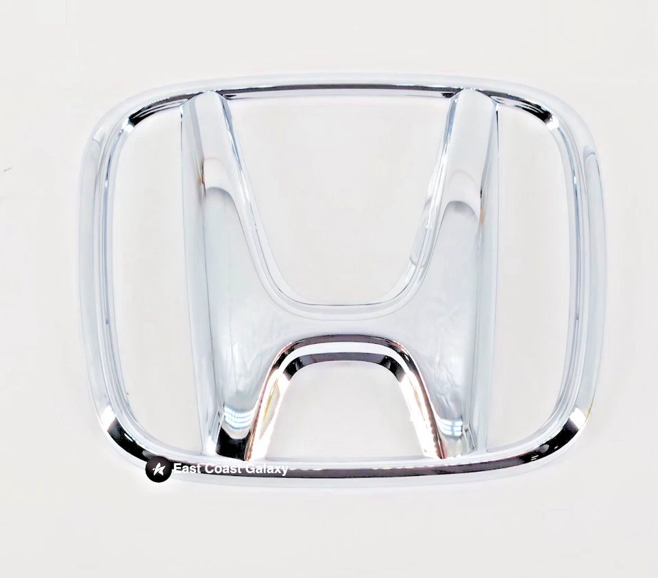 Ajuste para Honda Accord 2008-2015 EX LX parrilla delantera plateada emblema H insignia cromada Foto 3 de 3