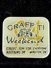 Vintage Weekend Graffiti - Classic Fun HOT ROD SHOW - Roseburg, Oregon Pin — photo 1
