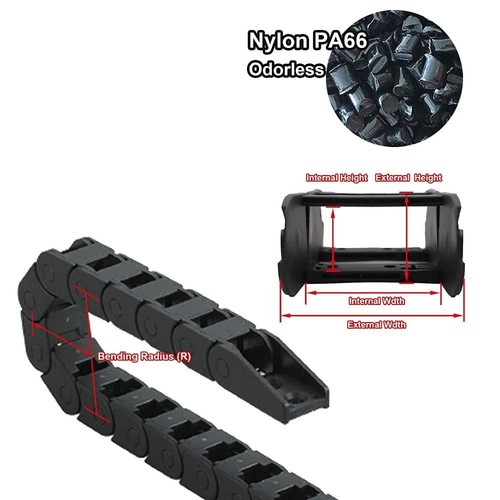 Chain Cable Drag Drag Towline Wire Carrier Cable Chain Cable Carrier Drag Chain - Picture 7 of 15