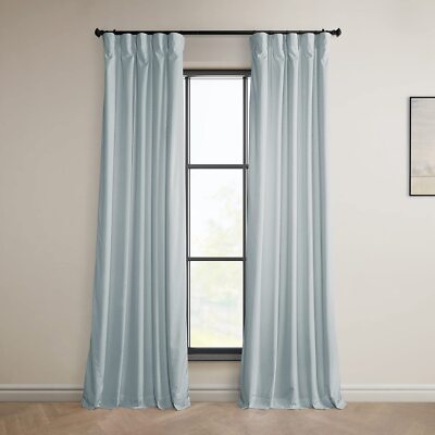HPD Half Price Drapes Heritage Plush Velvet Curtains 108 Inches Long Room
