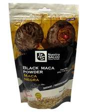 Black Maca Powder  (200g) Unleashed The Power Peruvian Maca Negra Gelatinized