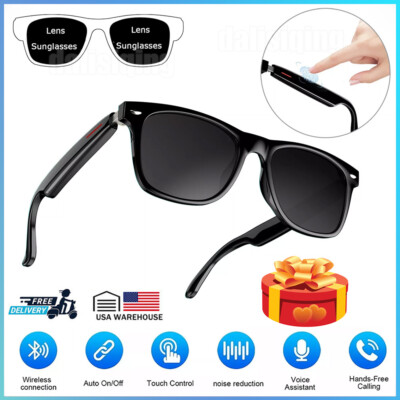 Smart Glasses Wireless Bluetooth Music Stereo Headset Audio Speaker Handsfree