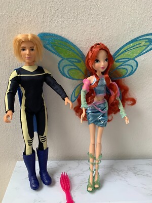 Winx Club Bloom and Sky Knight Doll set RARE 2012 Collectible