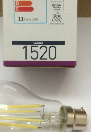 100w Clear Bayonet GLS Light Bulbs Warm,Cool,Daylight = 11/10.5w Watt LED B22 BC - Picture 7 of 16