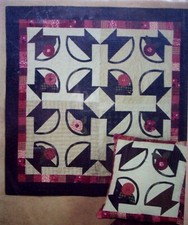 Spring Baskets with flowers quilt pattern