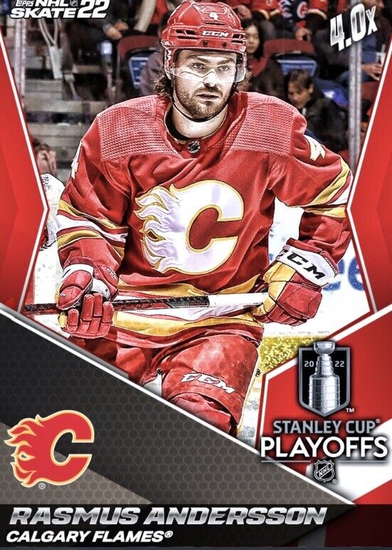 [DIGITAL CARD] Topps Skate - Rasmus Andersson - Playoff Base 22 S1 - 4x Red