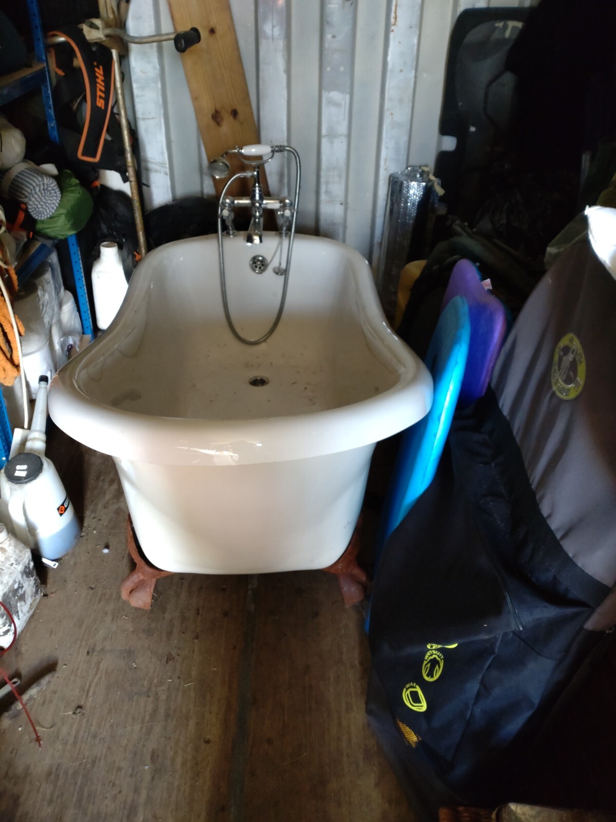 Resin Roll Top Bath eBay