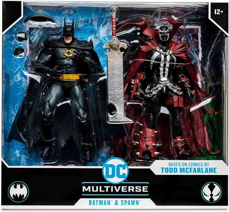 DC MULTIVERSE Batman & Spawn フィギュアセット Mcfarlane DC Multiverse Collector 7 Inch Figure 2-Pack