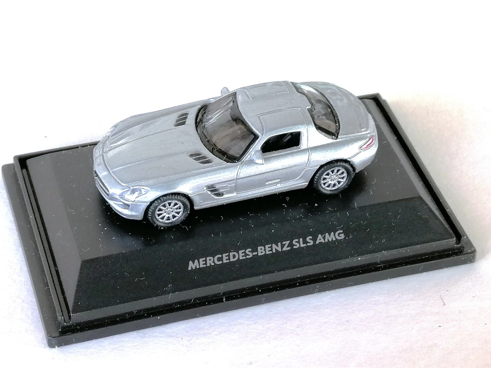 Welly NEX H0 / 1:87 ● Porsche Panamera + Mercedes SLS ● Diecast metal cars SET - Imagen 2 de 4
