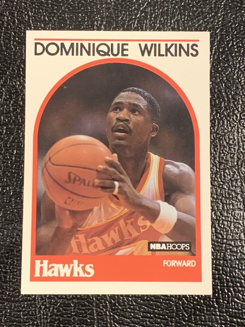 Dominique Wilkins Atlanta Hawks 1989 90 NBA Hoops Basketball Card 130 