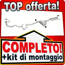 Scarico Completo per FIAT BRAVA / BRAVO (182) 1.4 12V 1995-1998 Marmitta