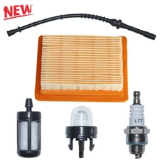 Primer Bulb Air Fuel Filter Line Hose For Stihl FS120 FS200 FS250 FS300 FS450