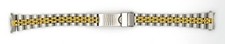 14mm Stainless Steel Two Tone Jubilee Watch Bracelet With Tri Fold Clasp