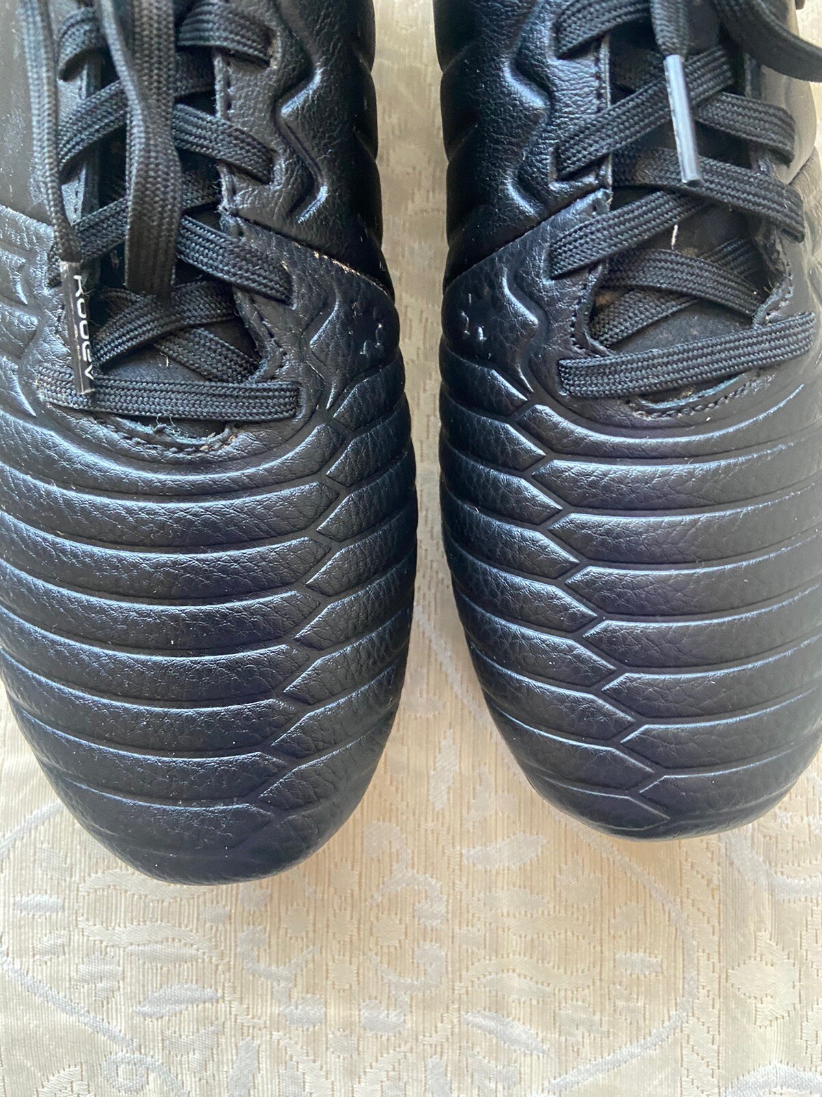 Kooga Rugby Boots Size 5.5 Black Leather eBay