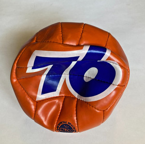 Vintage Union 76 Logo Official Beach Volleyball Spalding No 18 Orange Unocal