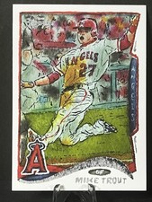 2024 Topps Spotlight By Andy Friedman MIKE TROUT #6 Los Angeles Angels