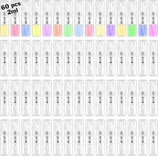 Mini Spray Bottle, Clear Plastic Empty Sample Containers, Fine Mist Perfume Trav