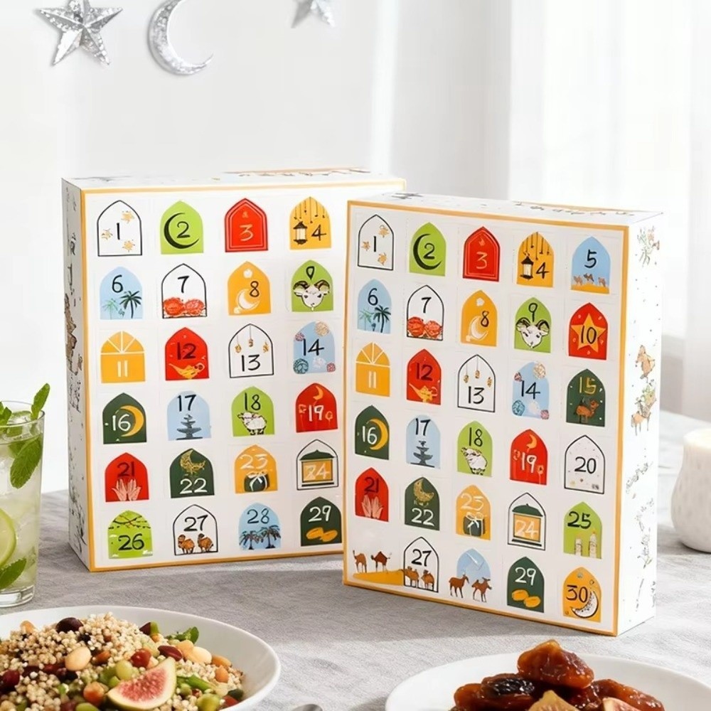 5pcs 30Days Surprise Gift Box Empty Countdown Surprise Box  Party