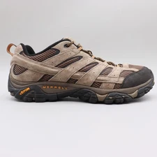 Merrell Men's Moab 2 Ventilator Size 11.5 US Taupe Suede Vibram Hiking Shoes