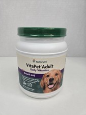 NaturVet VitaPet Adult Daily Dog Vitamins Breath Aid Time Release 365 Tablets