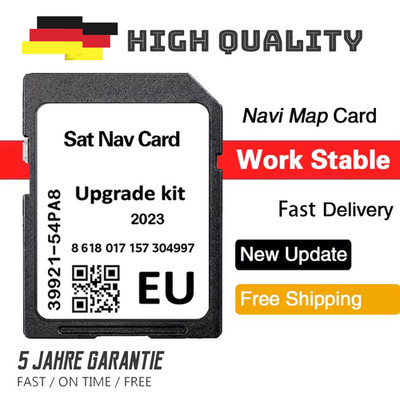 NEUSTE SD KARTE für SUZUKI SLDA EUROPA Navigation SD Karte